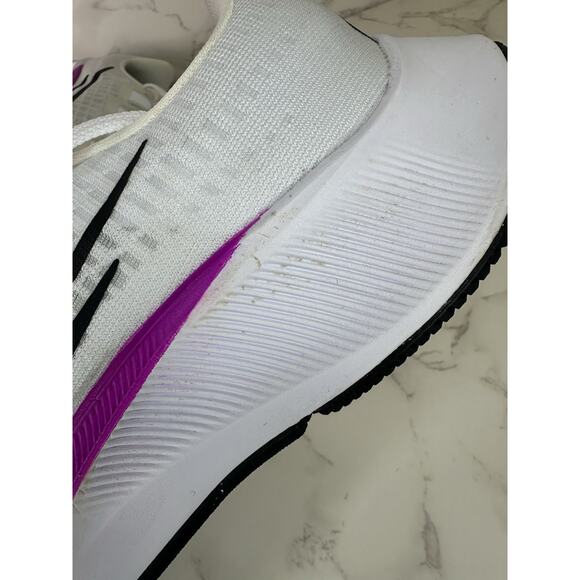 Nike Air Zoom Pegasus 37 White/Flash Crimson/Hyper Violet Women's Shoes Size 8.5 - Picture 6 of 6